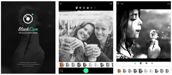 BlackCam kommt mit 30 Filtern und mehreren Bildbearbeitungsoptionen, um Dir gute Schwarzweiß-Fotos auf iPhone und iPad bieten zu können.